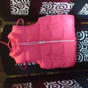 Brand New w/ tags 12-18 month pink puffy vest